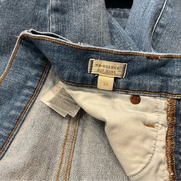 Madewell Mid Rise Kick Out Jeans Puckering - Picture 11 of 14